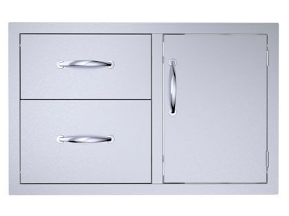 Sunstone Classic Series Flush Style 36-Inch Double Drawer Door Combo 
