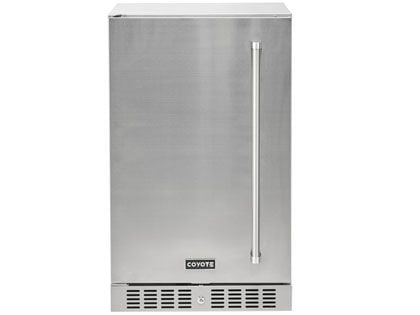 Coyote 21-Inch 4.1 Cu. Ft. Left Hinge Outdoor Rated Compact Refrigerator
 C121R-S-L