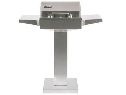 Coyote 18-Inch Built-In / Portable 1300 Watt Electric Grill On Patio Post
