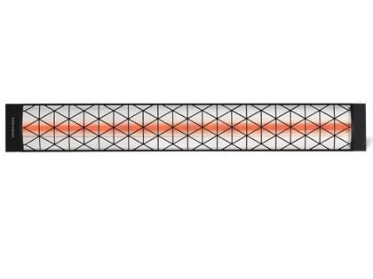 Infratech Contemporary Motif Collection 61 1/4-Inch 3000W Single Element Electric Infrared Patio Heater - Black