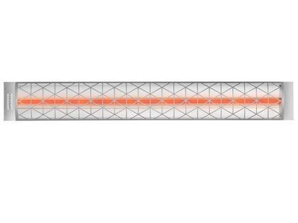 Infratech Contemporary Motif Collection 39-Inch 2000W Single Element Electric Infrared Patio Heater - Stainless Steel
