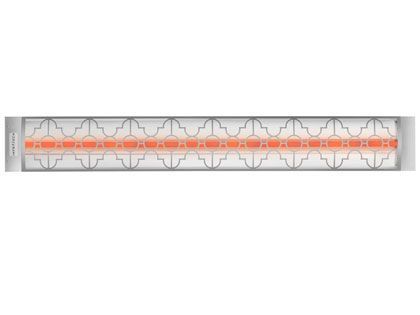 Infratech Mediterranean Motif Collection 39-Inch 2000W Single Element Electric Infrared Patio Heater - Stainless Steel