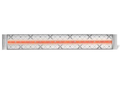 Infratech Traditional Motif Collection 39-Inch 2000W Single Element Electric Infrared Patio Heater - Stainless Steel
