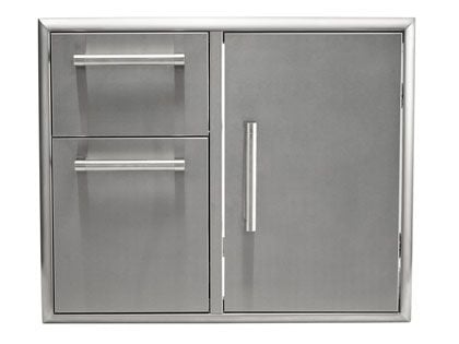 Coyote 31-Inch Access Door & Double Drawer Combo C3-CD2DC31