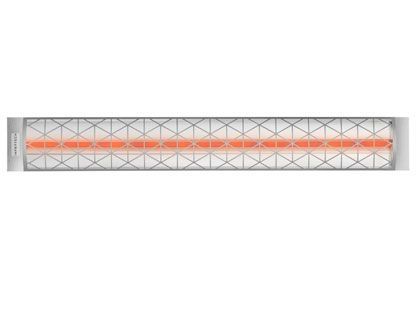 Infratech Contemporary Motif Collection 61 1/4-Inch 4000W Single Element Electric Infrared Patio Heater - Stainless Steel