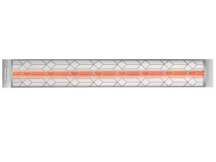 Infratech Craftsman Motif Collection 39-Inch 2000W Single Element Electric Infrared Patio Heater - Stainless Steel
