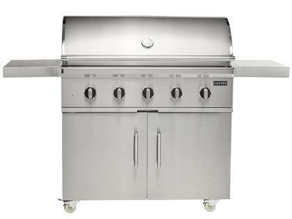 Coyote CL-Series 42-Inch 5-Burner Freestanding Gas Grill on Cart