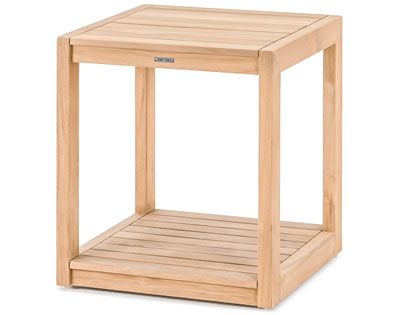 Harmonia Living Caldas Teak Square End Table
