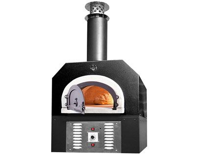 Chicago Brick Oven CBO 750 Countertop Residential Hybrid Outdoor Pizza Oven with Skirt- Solar Black