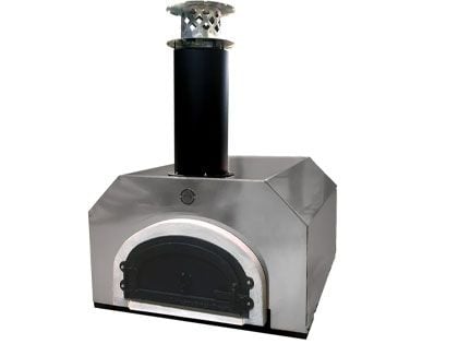 Chicago Brick Oven CBO 500 Countertop Wood Fired Pizza Oven - Stainless Steel