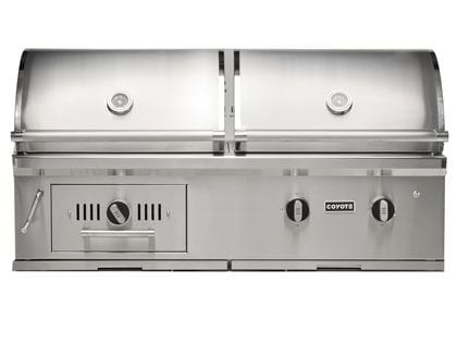 Coyote 50-Inch Built-In Gas & Charcoal Dual Fuel Hybrid Grill