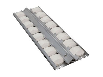 Whistler Grills Ceramic Briquettes on Stainless Steel Holder