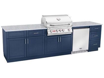 bull charlson 10-foot bbq kitchen island 
