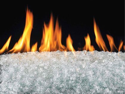 American Fyre Designs Fire Glass - Clear