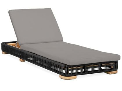 Harmonia Living Campo Chaise Lounge - Black