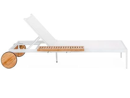 Harmonia Living Campo Sling Chaise Lounge - White