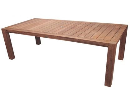 Comfort 94 x 44-Inch Rectangular Teak Patio Dining Table