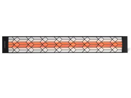 Infratech Craftsman Motif Collection 39-Inch 4000W Dual Element Electric Infrared Patio Heater - Black