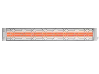 Infratech Craftsman Motif Collection 61 1/4-Inch 6000W Dual Element Electric Infrared Patio Heater - Stainless Steel