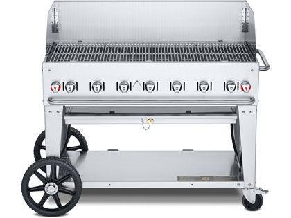Crown Verity 48-Inch Mobile Gas Grill with Windguard Package