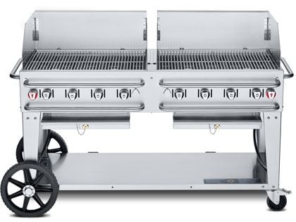 Crown Verity 60-Inch Rental Propane Gas Grill with Windguard Package