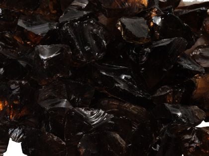 Dagan 1/4 - 3/4-Inch Fire Glass, 10 Pounds, Copper