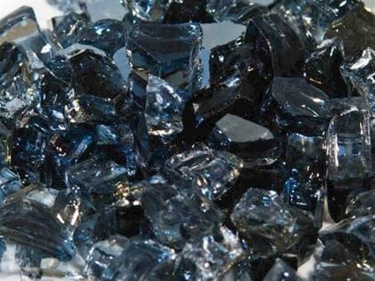 Dagan 1/4 Inch Reflective Fire Glass, 10 Pounds, Platinum