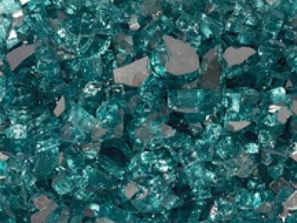 Dagan 1/4 Inch Reflective Fire Glass, 10 Pounds, Jade