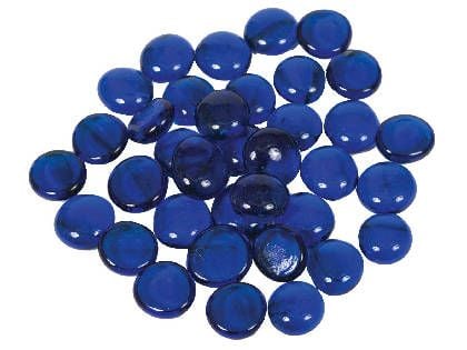 Dagan 3/4-Inch Iridescent Fire Beads 10 Pounds, Dark Blue