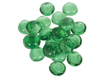 Dagan 3/4-Inch Iridescent Fire Beads 10 Pounds, Green