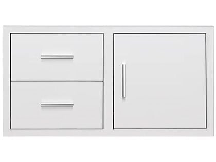 Summerset 42-Inch Stainless Steel 2-Drawer and Access Door Combo with Hidden Hinge