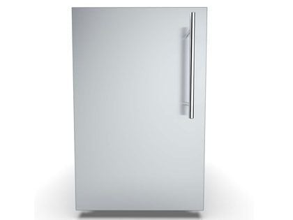 Sunstone Designer Series Raised Style 15-Inch Stainless Steel Left Swing Door Dry Storage Pantry