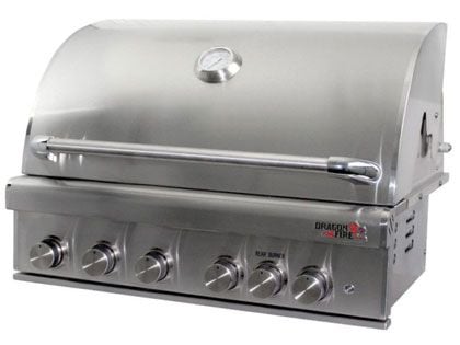 Dragon Fire 40-Inch 5-Burner Built-In Stainless Steel Gas Grill