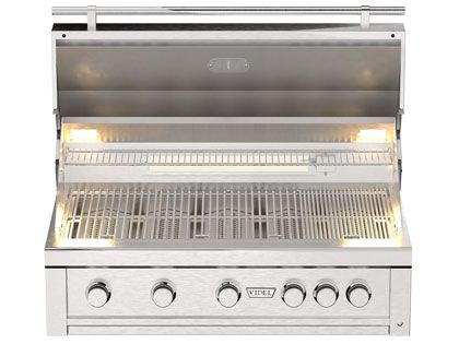 Videl Gran Fuego 42-Inch 5-Burner Built-In Gas Grill with Rear Infrared Burner