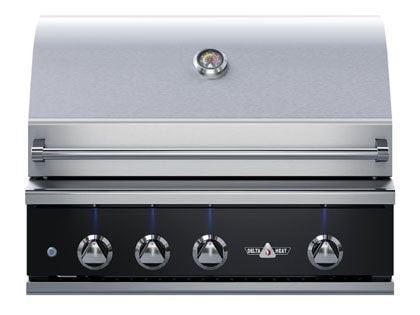 delta heat DHBQ32RS black panel 3-burner grill with infrared burner
