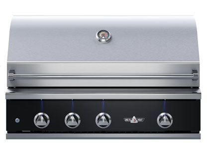 delta heat DHBQ38RS black panel 3-burner gas grill
