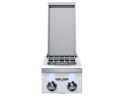 delta heat DHSB2 white panel 12-inch double side burner

