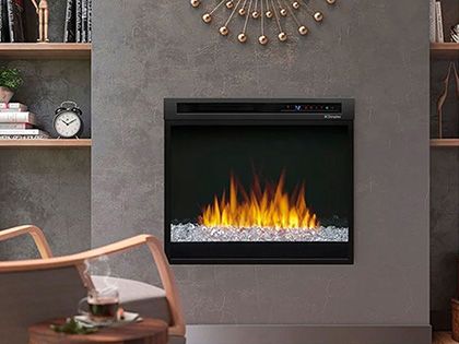 Dimplex Nova 28-inch Multi-Fire XHD Plug-In Electric Firebox with Acrylic Ember Media Bed