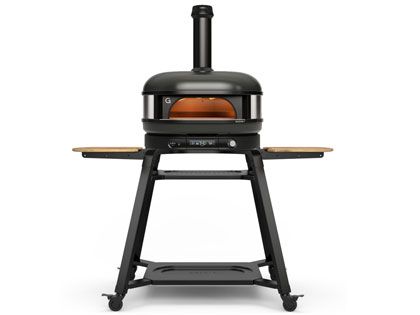 Gozney Dome (Gen 2) Triple Fuel Natural Gas, Charcoal & Wood-Fired Pizza Oven on Stand - Off Black