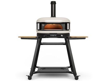 Gozney Dome XL (Gen 2) Triple Fuel Propane Gas, Charcoal & Wood-Fired Pizza Oven on Stand - Bone