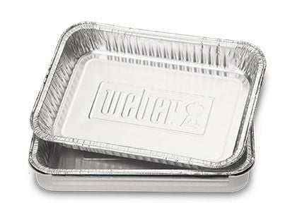 Weber 6415 Small Aluminum Drip Pans For Spirit, Genesis, Genesis II/LX 200 and 300, & Q Gas Grills -