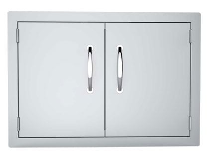 Sunstone Classic Series Flush Style 30-Inch Flush Mount Double Door Dry Storage Pantry 