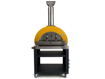 Coyote 40-Inch DUOMO Wood-Fired Pizza Oven - Yellow