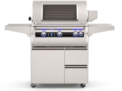 Fire Magic Echelon Diamond E660i 30-Inch Freestanding Gas Grill with Rotisserie, Left Side Infrared Burner, Magic Window & Digital Thermometer