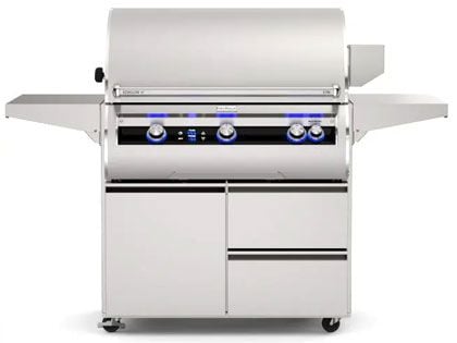 Fire Magic Echelon Diamond E790i 36-Inch Freestanding Gas Grill with Rotisserie, Left Side Infrared Burner & Digital Thermometer