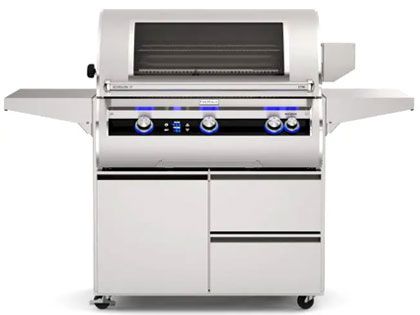 Fire Magic Echelon Diamond E790i 36-Inch Freestanding Gas Grill with One Infrared Burner, Rotisserie, Magic Window & Digital Thermometer