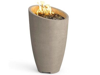 American Fyre Designs 23-Inch Eclipse Gas Fire Urn with Propane Access Door