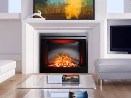 Empire Nexfire 39-inch Traditional Electric Fireplace with Log Set