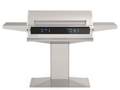 Fire Magic Electric EL500 30-Inch Post Mount Accessible ADA Electric Grill with Digital Timer and Dual Controls