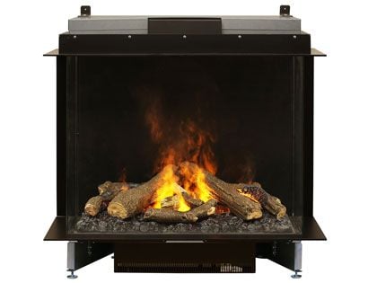 Dimplex Optimyst e-MatriX 39-inch Built-In Water Vapor Fireplace - Three Sided Bay